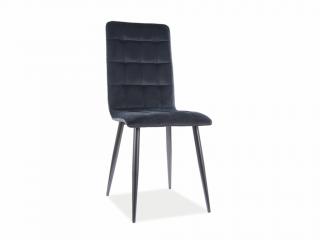 Jídelní židle - OTTO Velvet, různé barvy na výběr Čalounění: černá (Bluvel 19)