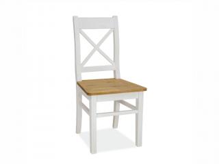 Jídelní židle - POPRAD II, medová borovice/bílá borovice