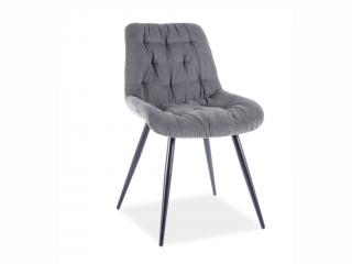 Jídelní židle - PRAGA SZTRUKS, různé barvy na výběr Čalounění: šedá (Fjord 15)