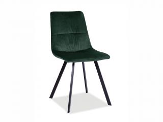 Jídelní židle - TOLEDO Velvet, různé barvy na výběr Čalounění: zelená (Bluvel 78)
