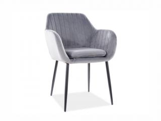 Jídelní židle - WENUS Velvet, různé barvy na výběr Čalounění: světle šedá (Bluvel 14)
