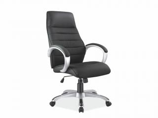Kancelářská židle - Q-046, ekokůže, různé barvy na výběr Čalounění: černá (ekokůže)