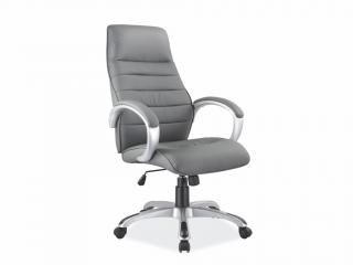 Kancelářská židle - Q-046, ekokůže, různé barvy na výběr Čalounění: šedá (ekokůže)