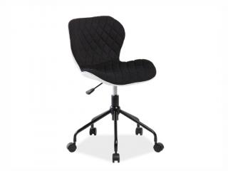 Kancelářská židle - RINO, čalouněná, různé barvy na výběr Čalounění: černá