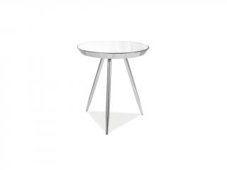 Konferenční stolek - BORA C, chrom/zrcadlo