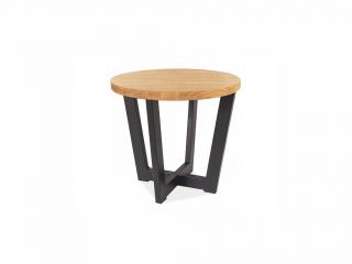 Konferenční stolek - CONO C, dub/černá