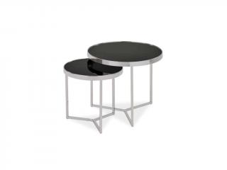 Konferenční stolek - DELIA II, černá/chrom