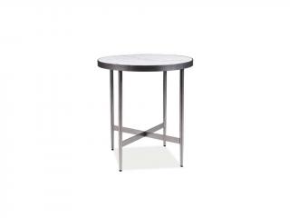 Konferenční stolek - DOLORES C, mramor/šedá