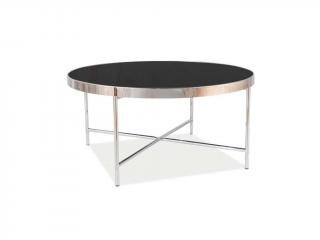 Konferenční stolek - GINA B, černá/chrom