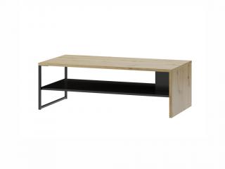 Konferenční stolek - LUCAS 41, dub artisan/černá