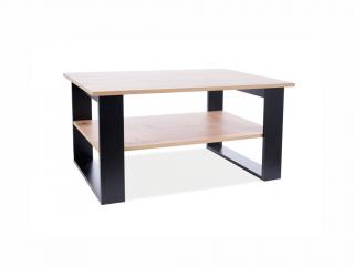 Konferenční stolek - MAREA, dub votan/černá