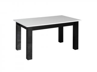 Konferenční stolek - MT24, lesklá bílá/lesklá černá