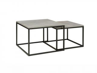 Konferenční stolek - MX2, dub denver grafitový/černá
