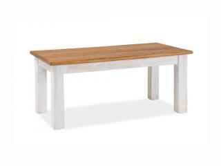Konferenční stolek - POPRAD, medová borovice/bílá borovice