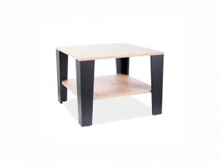 Konferenční stolek - QUADRA, dub votan/černá