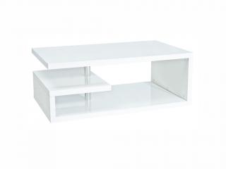 Konferenční stolek - TIERRA 100, lesklá bílá