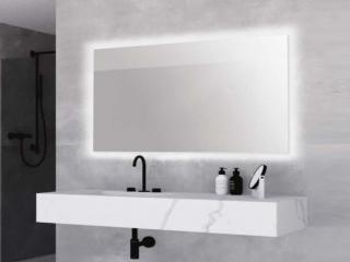 Koupelnové zrcadlo - SP1, 100x65 cm, LED osvětlení