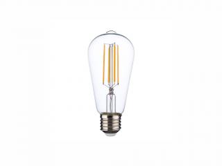 LED stmívatelná žárovka - ST58 CLEAR 3570, 230V/6,5W/E27, teplá bílá, 2200-3200K