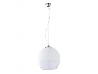 Lustr - BOULETTE 3343, Ø 38 cm, 230V/15W/1xE27, bílá/chrom