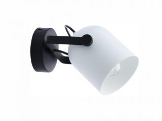 Nástěnné bodové svítidlo - SPECTRA 3488, 230V/15W/1xE27, bílá/černá