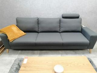 Pohovka - MONET sofa 3, tkanina Milos 98 (BAZAR) Čalounění: šedá (Milos 98)