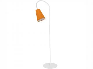 Stojací flexibilní lampa - WIRE 3082, 230V/15W/1xE27, oranžová/bílá