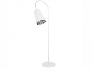 Stojací flexibilní lampa - WIRE 5166, 230V/15W/1xE27, bílá/stříbrná