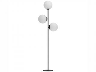 Stojací lampa - CELESTE 5461, Ø 35 cm, 230V/15W/3xE27, bílá/černá