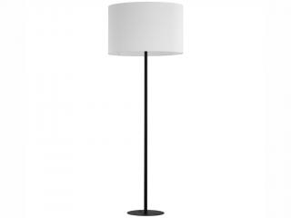 Stojací lampa - WINSTON 5142, Ø 60 cm, 230V/15W/1xE27, bílá/černá