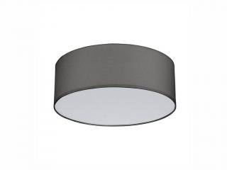 Stropní svítidlo - RONDO 1087, Ø 45 cm, 230V/15W/4xE27, tmavě šedá/bílá