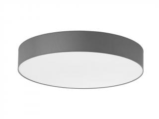 Stropní svítidlo - RONDO 2725, Ø 80 cm, 230V/15W/6xE27, tmavě šedá/bílá