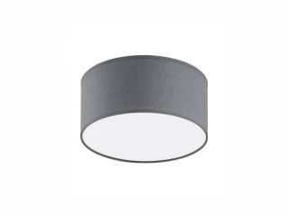 Stropní svítidlo - RONDO 3332, Ø 30 cm, 230V/15W/1xE27, tmavě šedá/bílá