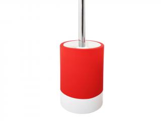 Toaletní kartáč (WC štětka) - GUM red, keramika
