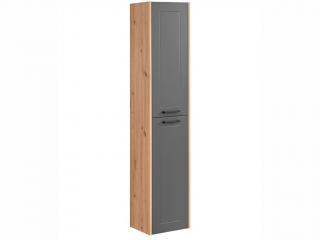 Vysoká závěsná skříňka - MADERA 800 grey, dub artisan/grafit