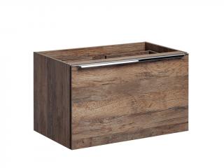 Závěsná skříňka pod umyvadlo - SANTA FE 82-80 oak, šířka 80 cm, dub santa fe vintage