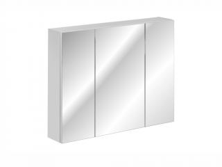 Závěsná skříňka se zrcadlem - HAVANA 84-100, šířka 100 cm, bílá