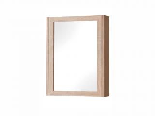 Závěsná skříňka se zrcadlem - PIANO 840, šířka 50 cm, dub sonoma
