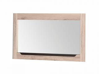 Zrcadlo - DESJO 30, 118 x 70 cm, dub san remo/hnědá