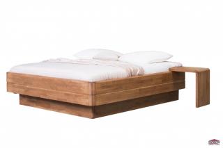 Domestav FANTAZIE GRANDE manželská postel bez čela buk cink přírodní