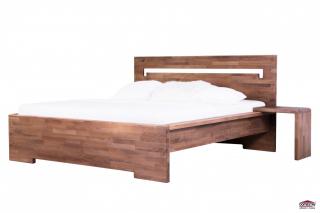 Domestav MODENA manželská postel 180 cm buk cink mořený