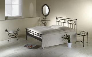 Iron Art ROMANTIC kovaná postel pro rozměr matrace: 140 x 200 cm