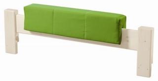 područka na bočnici postele zelená
