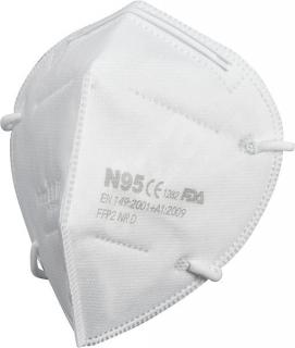 RESPIRÁTOR FFP2 (Respirátor FFP2 s gumičkou za ucho. Ilustrační fotografie, respirátory se mění dle nabídky od dodavatele. Více informací v popisu produktu níže.)