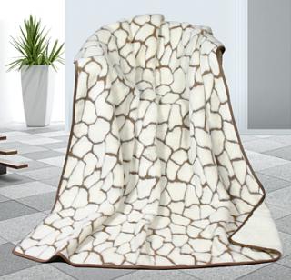 Luxusní dvojitá vlněná deka z kašmíru DUO kameny 540g/m2