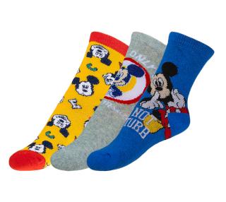 Ponožky dětské Mickey - sada 3 páry