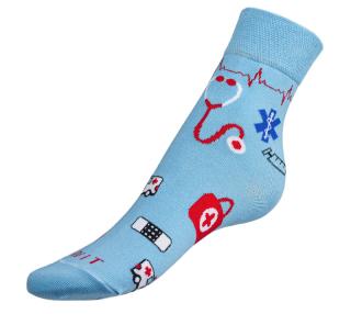Ponožky Zdravotnictví 2 modrá vel. 35-38