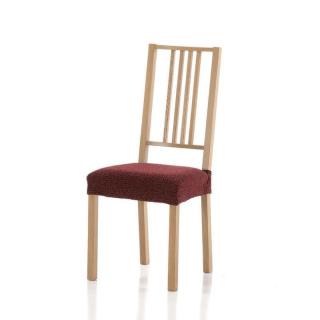 Potah elastický na sedák židle, Petra komplet 2 ks, bordo