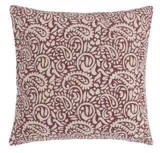 Povlak na polštář PAULA 45 x 45 cm bordo kašmír