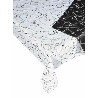 Ubrus gobelinový, Night, bílý 120 x 155 cm Velikost: 37 x 90 cm