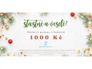 Vánoční dárkový poukaz na 1000 Kč